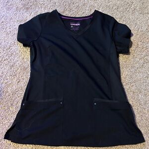 Purple Yoga Scrub Top